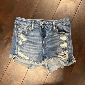 Ripped, denim shorts from American Eagle